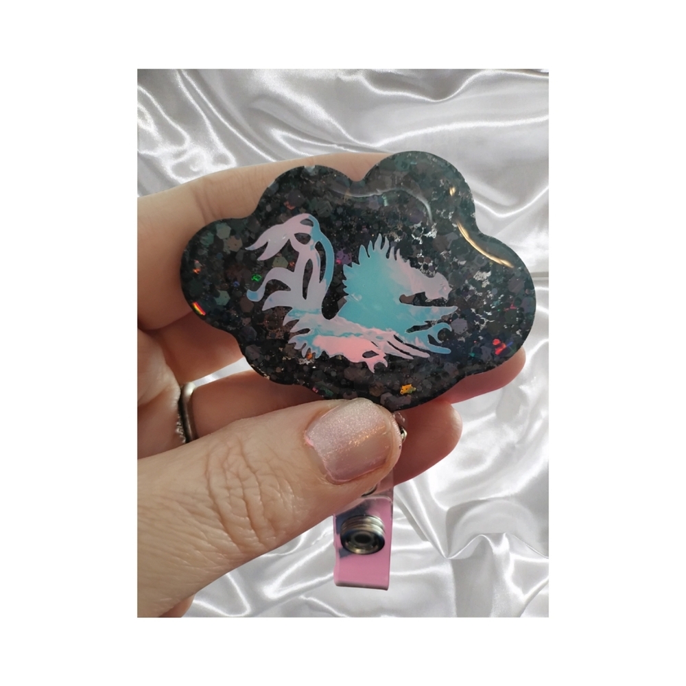 USC Gamecocks Cloud-Shaped Badge Reel